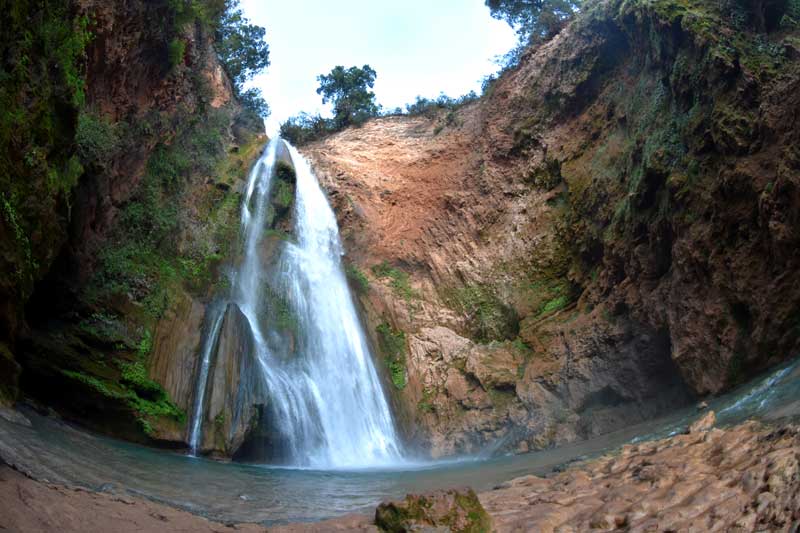 Cascada ubicada en Santiago Apoala