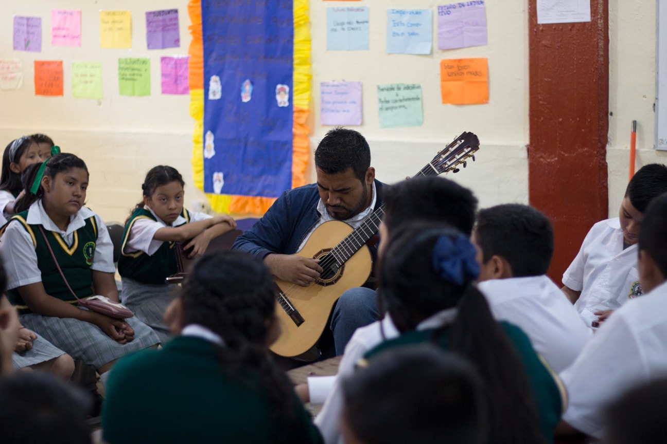 Concierto didáctico en la Escuela Secundaria "Juan N. Álvarez" - Fotografía "Ojo de la Montaña"