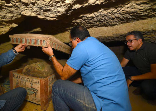 nuevo descubrimiento en Saqqara.