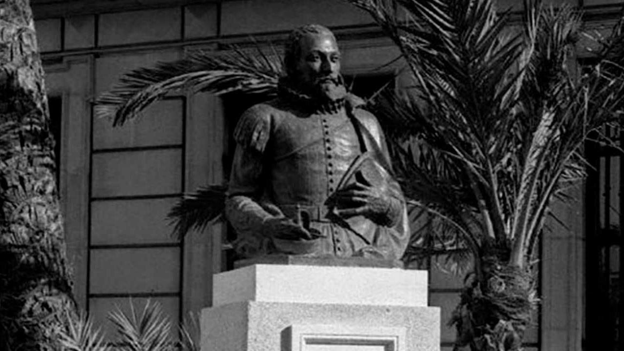 Busto de Cervantes en Sevilla