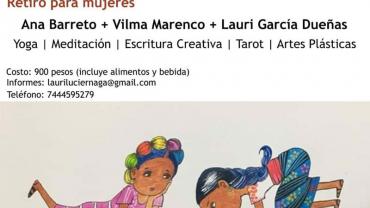 Retiro de yoga, artes plásticas, escritura creativa y tarot